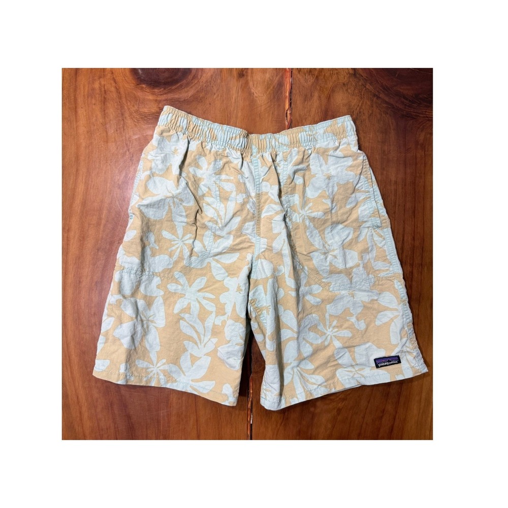 Patagonia Boys Kids Shorts XL nylon Board Shorts Swim trunks lined mesh H4-19